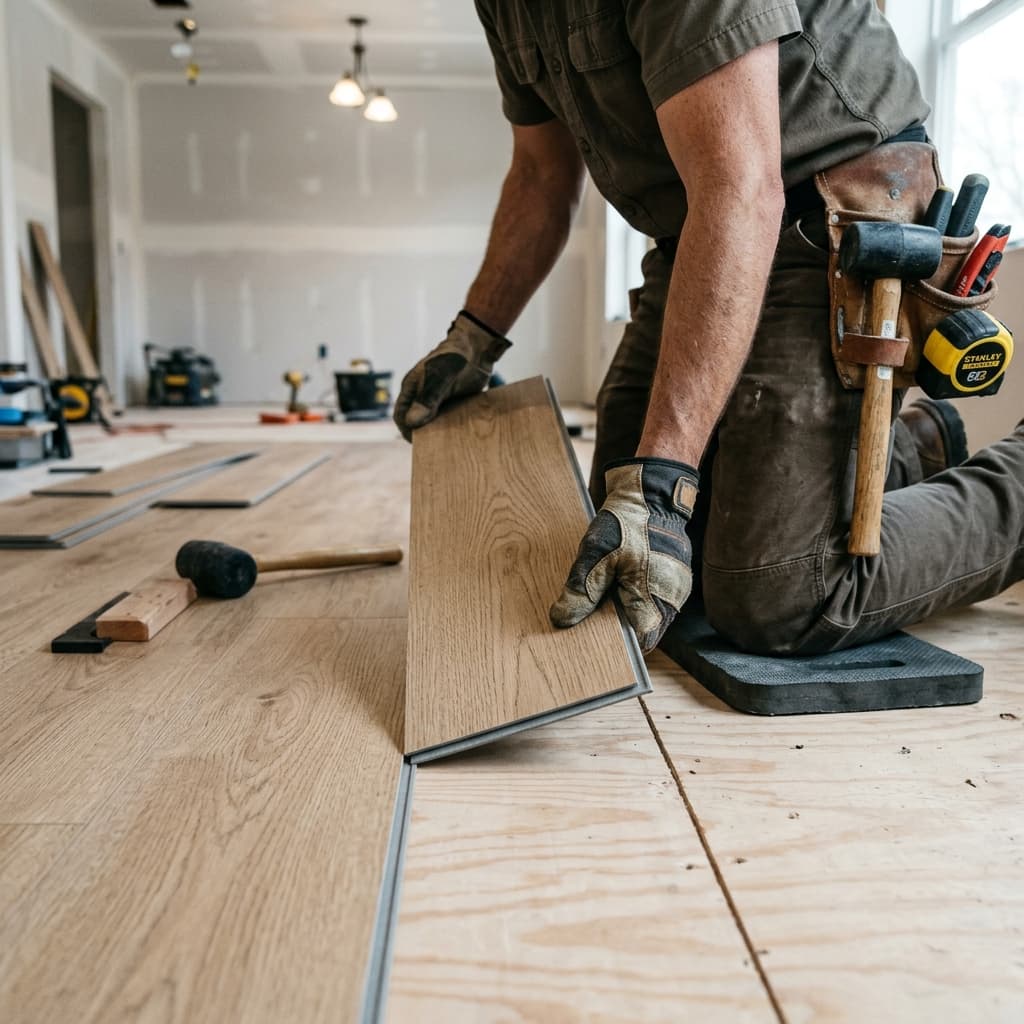 دليل تركيب الأرضيات خطوة بخطوة — نصائح الخبراء