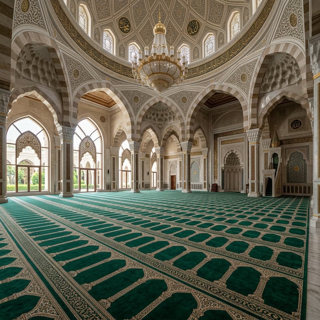 دليل اختيار موكيت المساجد — الأنواع والمواصفات والأسعار