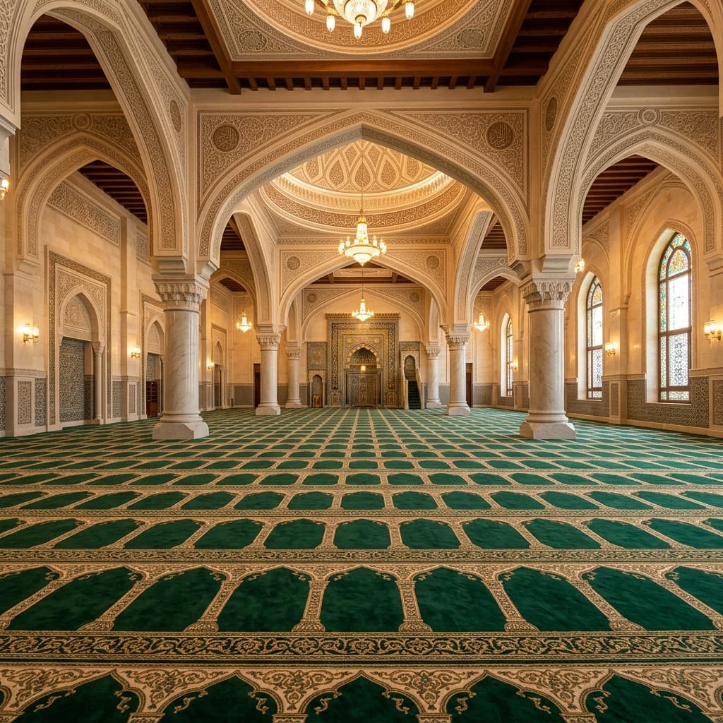 موكيت المساجد — الدليل الشامل للاختيار والتركيب