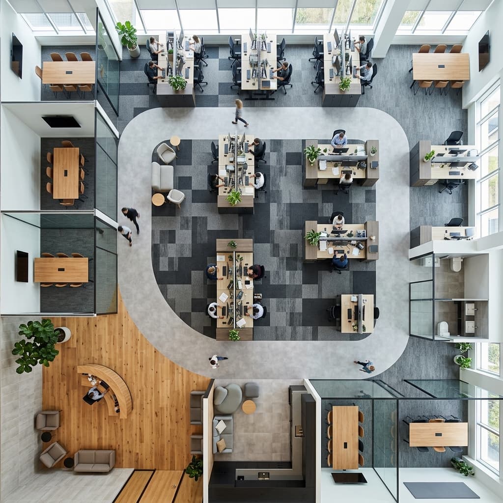 أرضيات المكاتب: الدليل الشامل لاختيار الأنسب لعملك