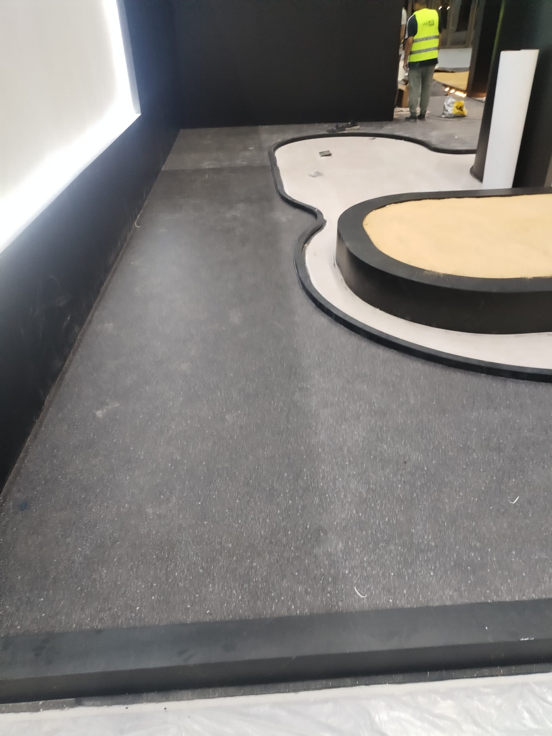 أرضيات فينيل عصرية في مكتب